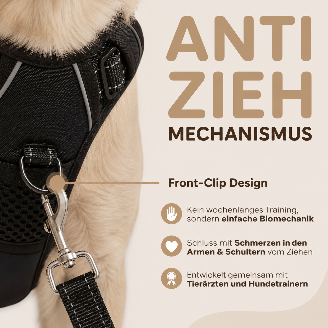 Fellheimat ComfortWalk™ Anti-Zieh-Geschirr