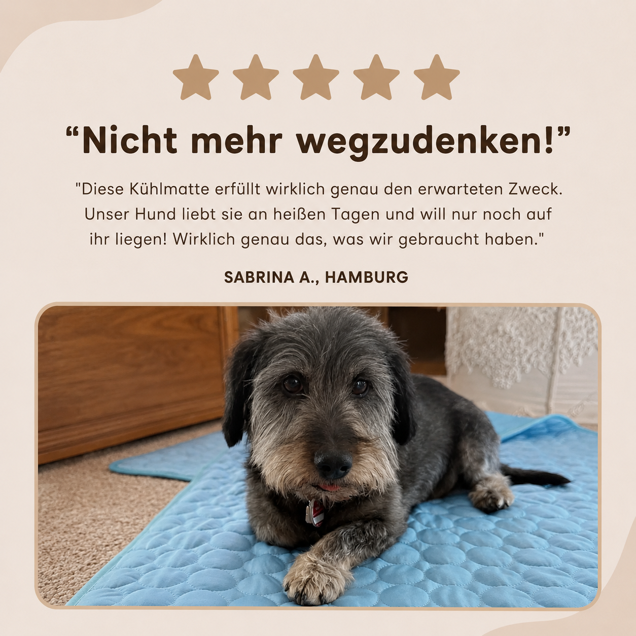 Fellheimat Hunde-Kühlmatte