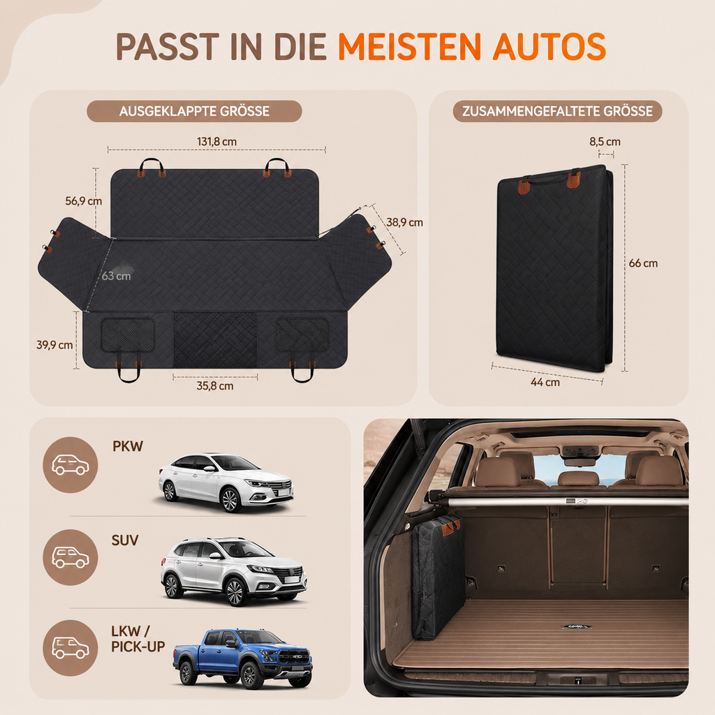 Fellheimat TravelNest™ Auto-Sitzerweiterung