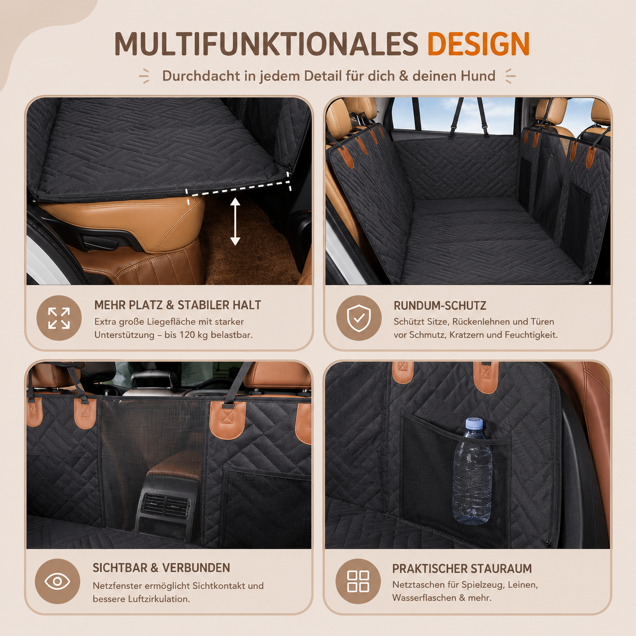 Fellheimat TravelNest™ Auto-Sitzerweiterung