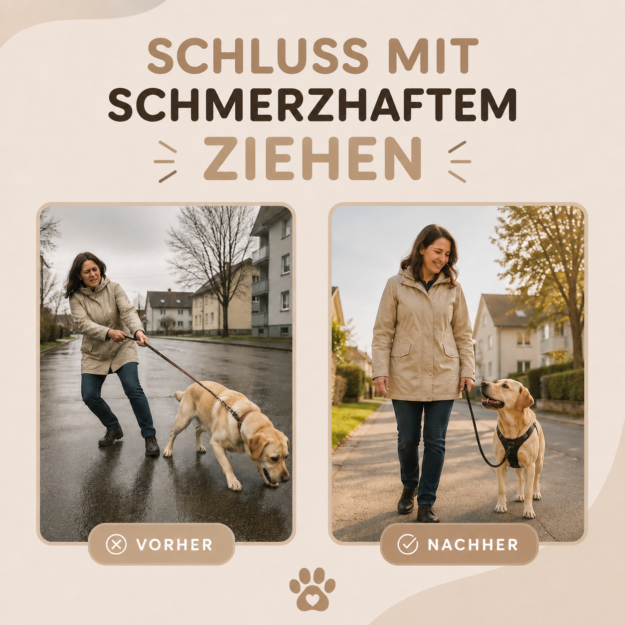 Fellheimat ComfortWalk™ Anti-Zieh-Geschirr