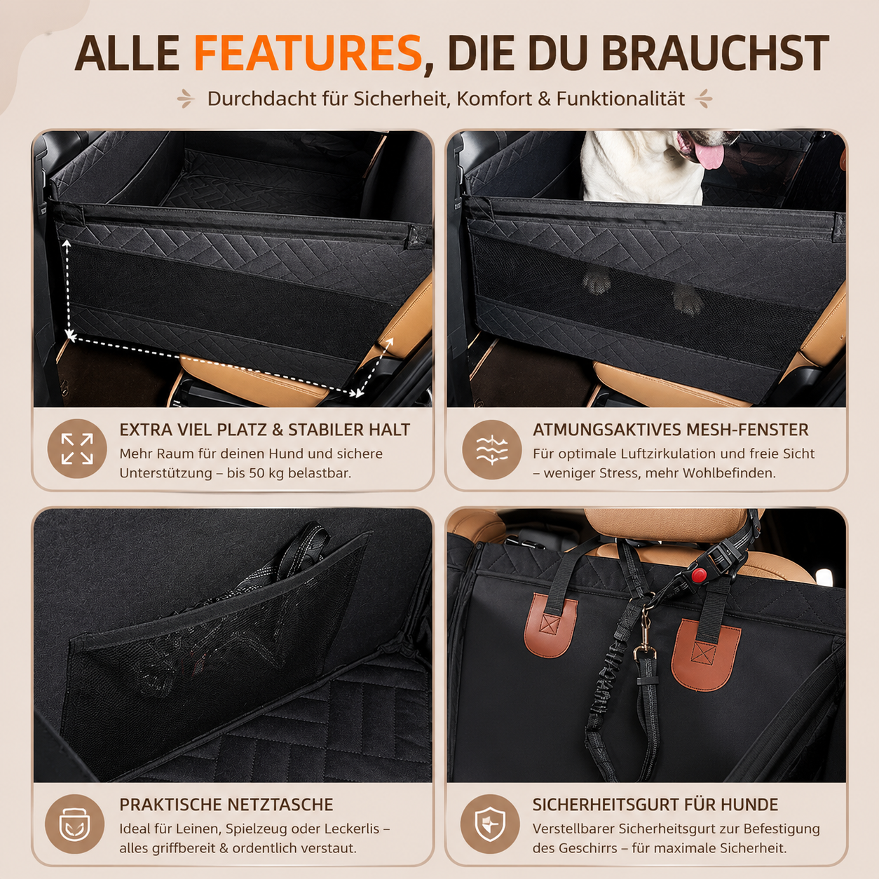 Fellheimat TravelNest™ Autositz