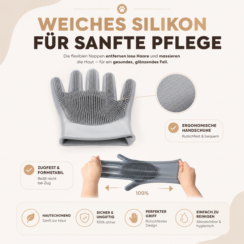 Fellheimat Fellpflege-Handschuh
