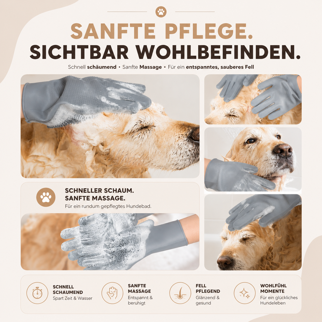 Fellheimat Fellpflege-Handschuh