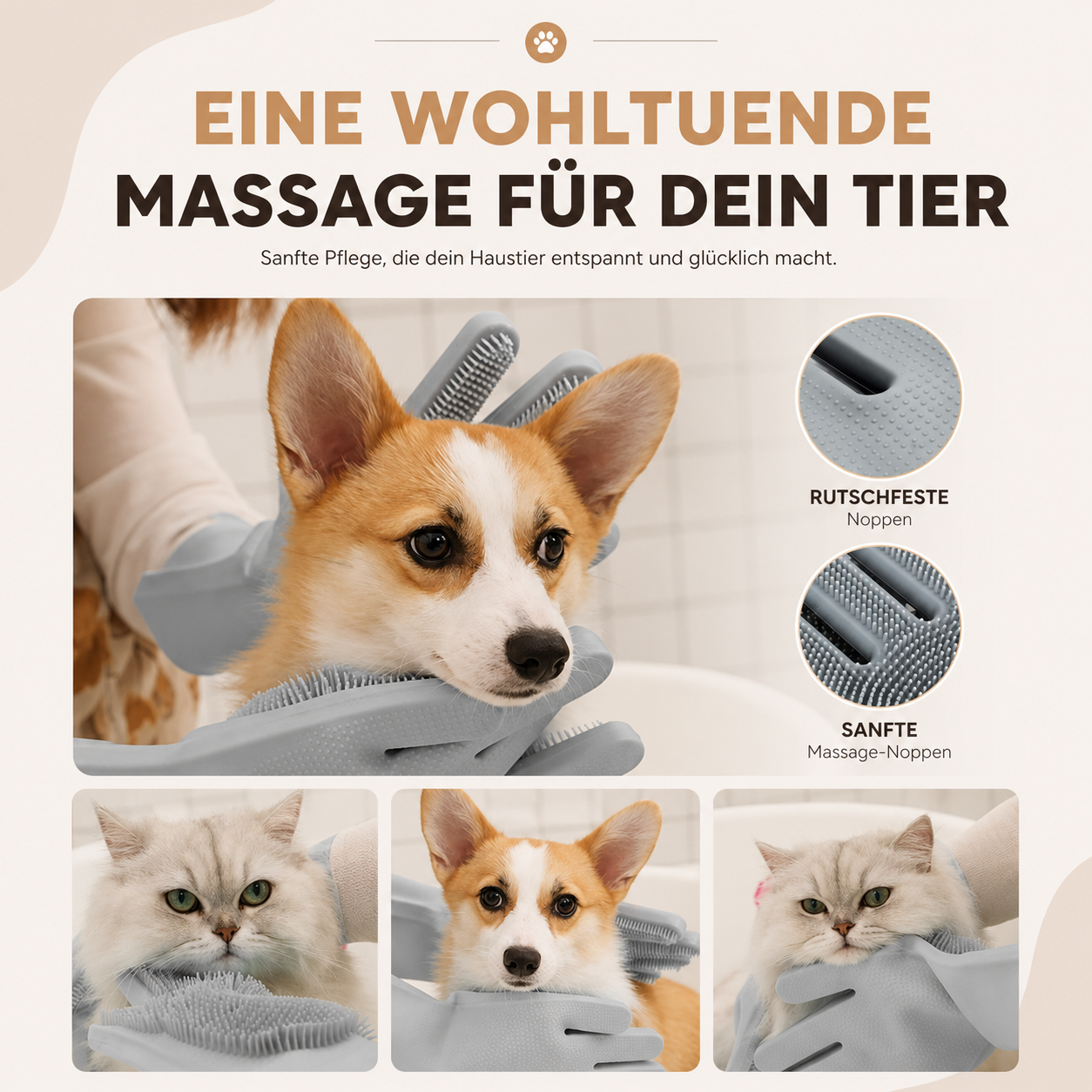 Fellheimat Fellpflege-Handschuh